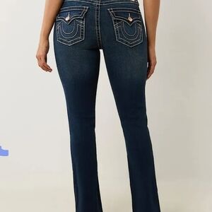 True Religion Size 30 Becca Mid Rise Boot Cut Jeans
